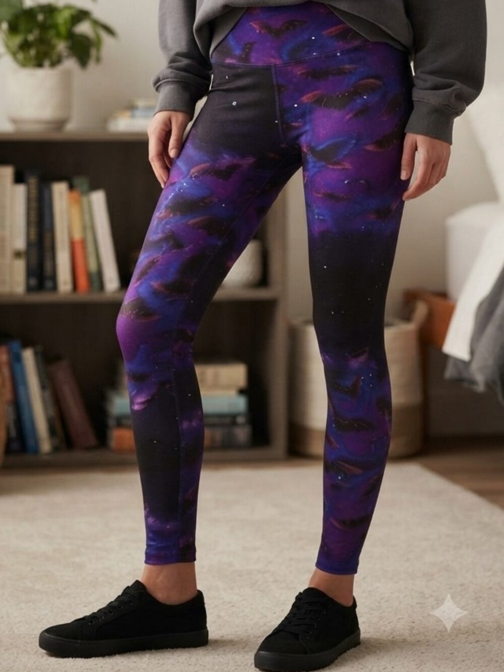 Women's All Printed Bat Leggings